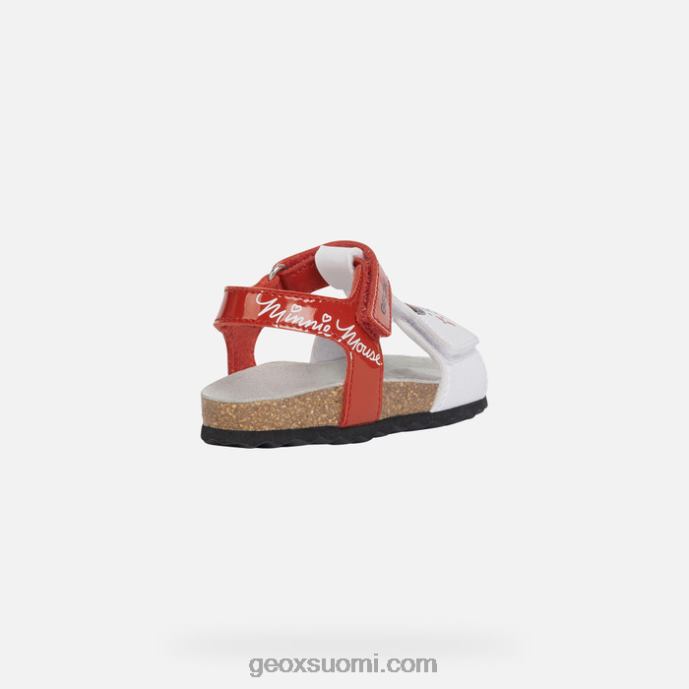 punainen valkoinen 42HD21597 Geox sandaali chalki vauva