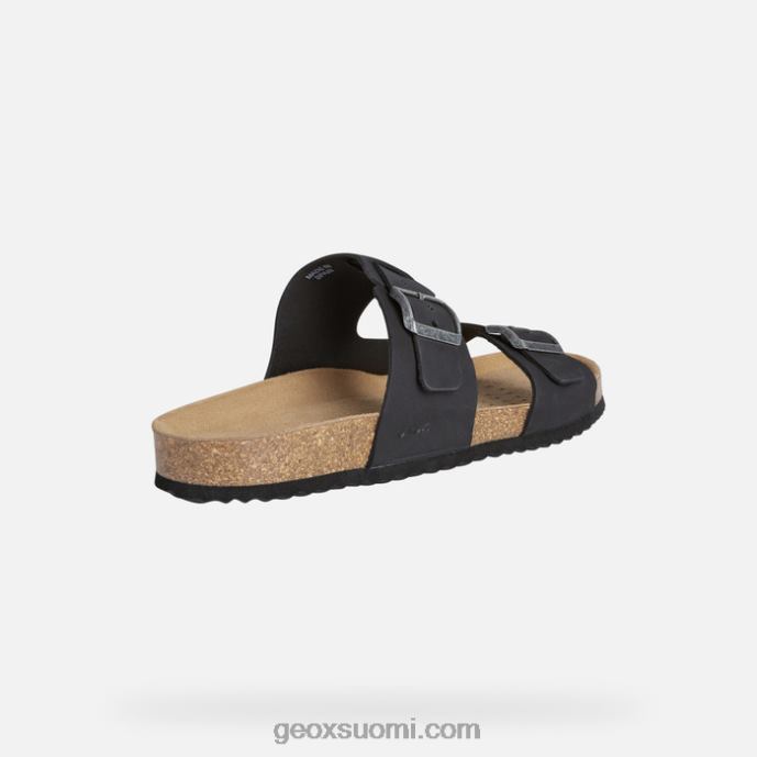 musta 42HD2726 Geox sandaali ghita mies