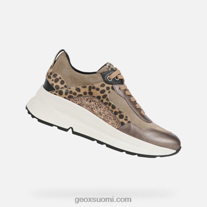 tumma beige/tupakka 42HD2608 Geox backsie nainen