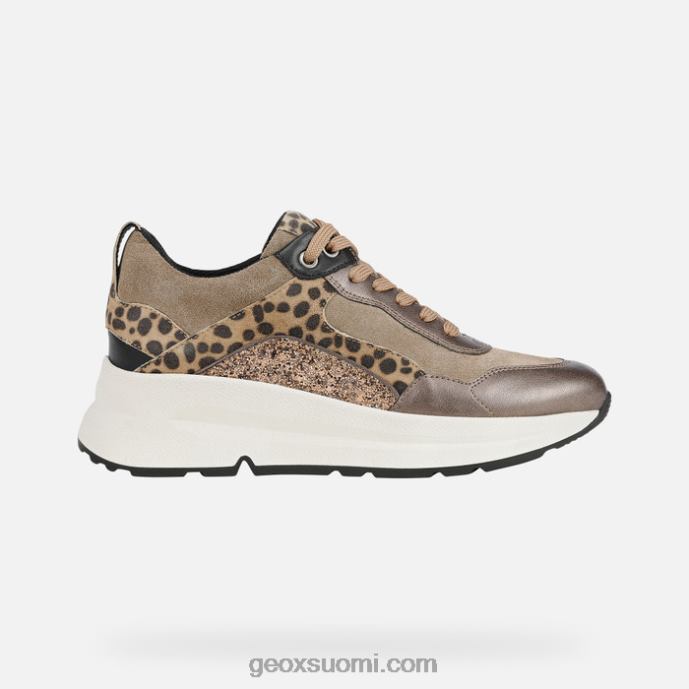 tumma beige/tupakka 42HD2608 Geox backsie nainen