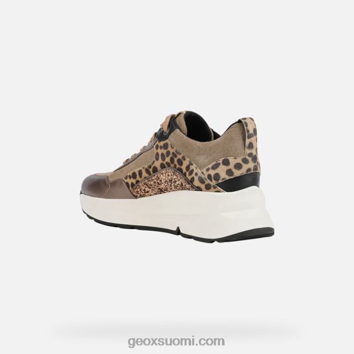 tumma beige/tupakka 42HD2608 Geox backsie nainen