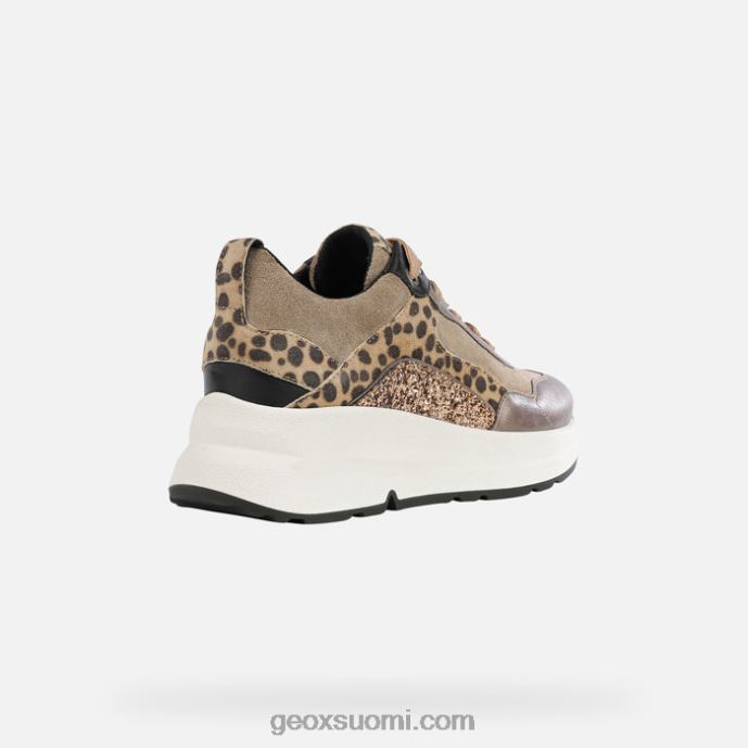 tumma beige/tupakka 42HD2608 Geox backsie nainen