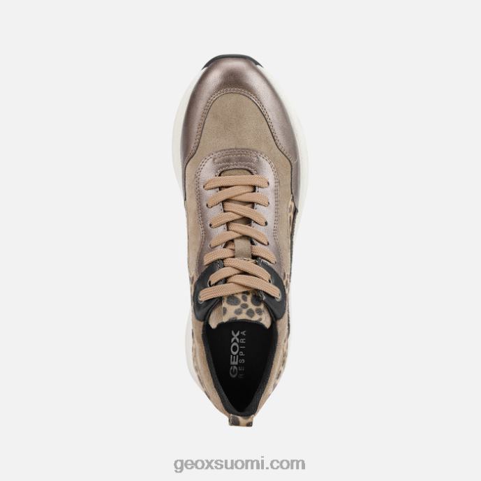 tumma beige/tupakka 42HD2608 Geox backsie nainen