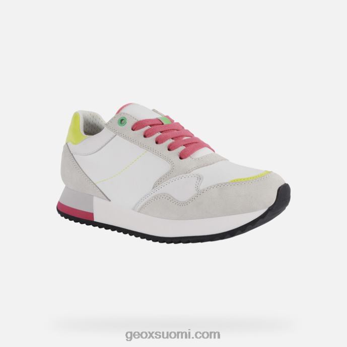 valkoinen/fluo fuksia 42HD2249 Geox doralea nainen