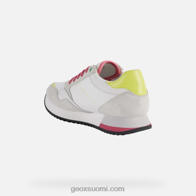 valkoinen/fluo fuksia 42HD2249 Geox doralea nainen