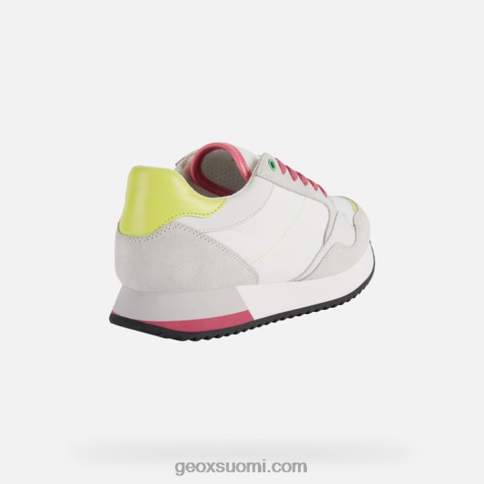 valkoinen/fluo fuksia 42HD2249 Geox doralea nainen