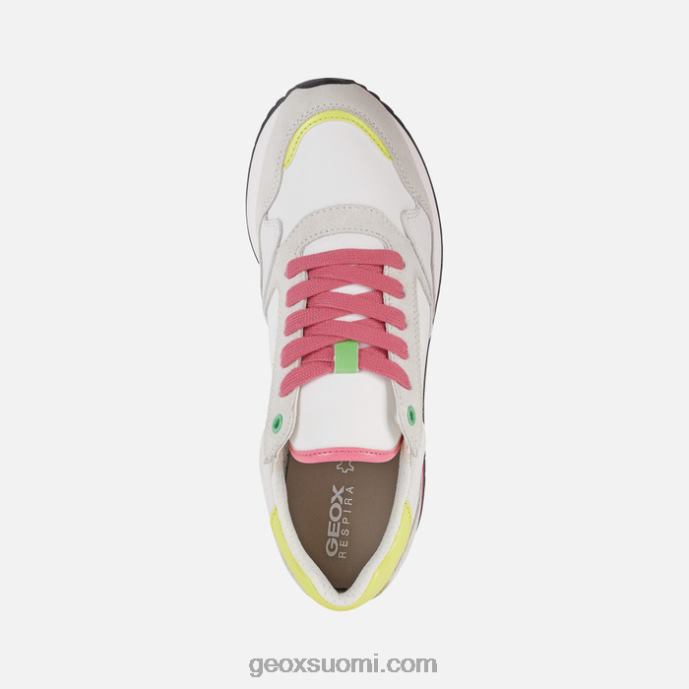 valkoinen/fluo fuksia 42HD2249 Geox doralea nainen