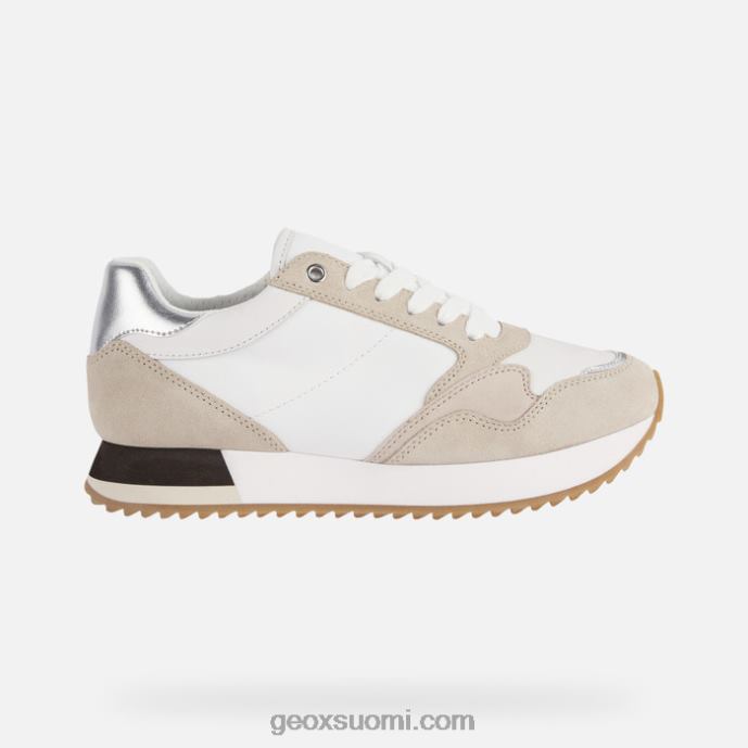 valkoinen/lt taupe 42HD2250 Geox doralea nainen