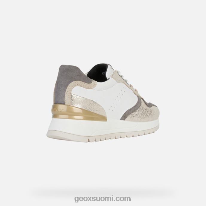 valkoinen/lt taupe 42HD2332 Geox desya nainen
