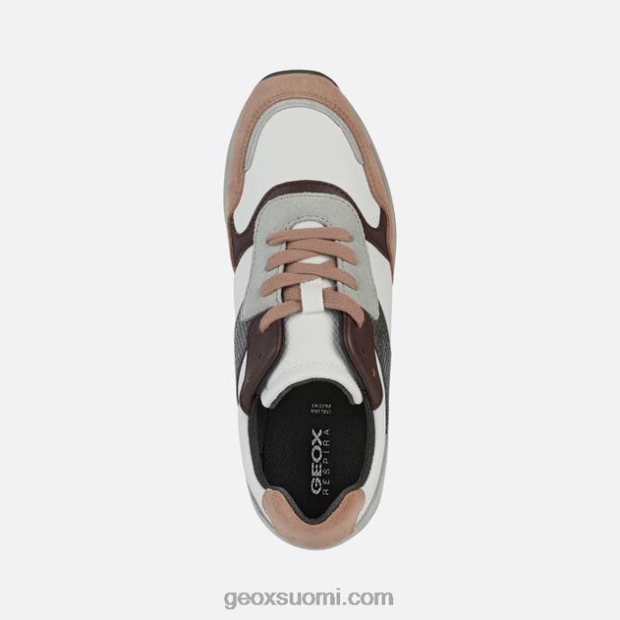 valkoinen/tumman pinkki 42HD2378 Geox runntix nainen