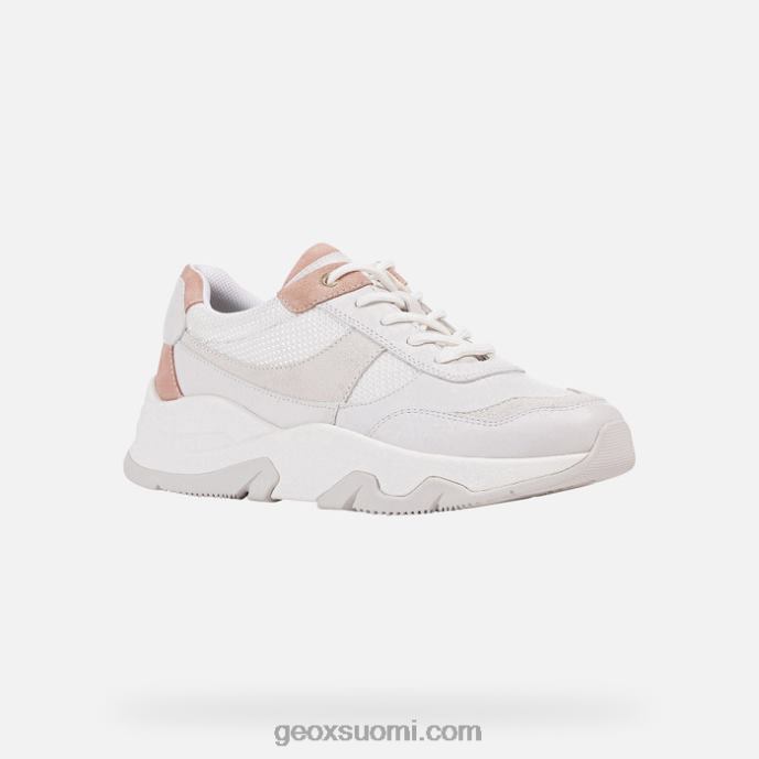 valkoinen/tumman pinkki 42HD2416 Geox Kristene nainen