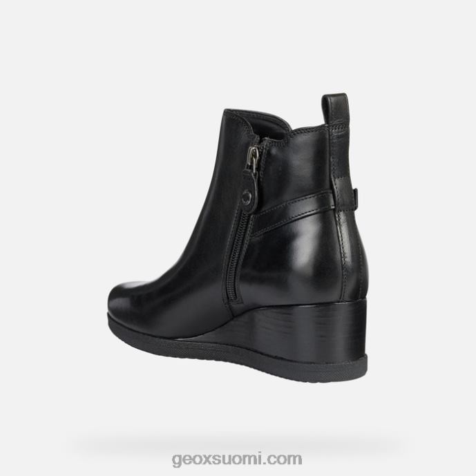 musta 42HD2369 Geox anylla wedge nainen