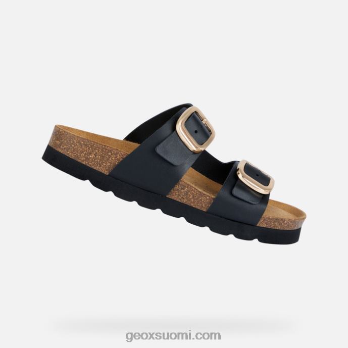 musta 42HD21701 Geox brionia korkea nainen