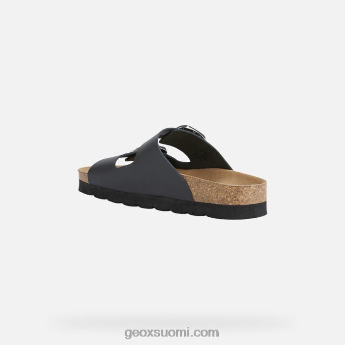 musta 42HD2558 Geox brionia korkea nainen