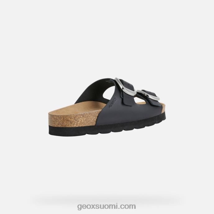 musta 42HD2558 Geox brionia korkea nainen