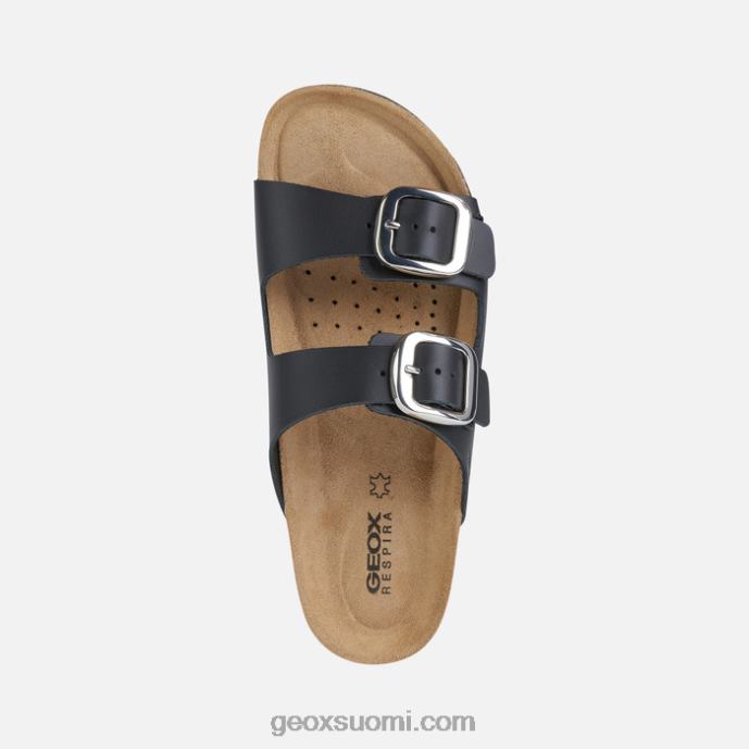 musta 42HD2558 Geox brionia korkea nainen