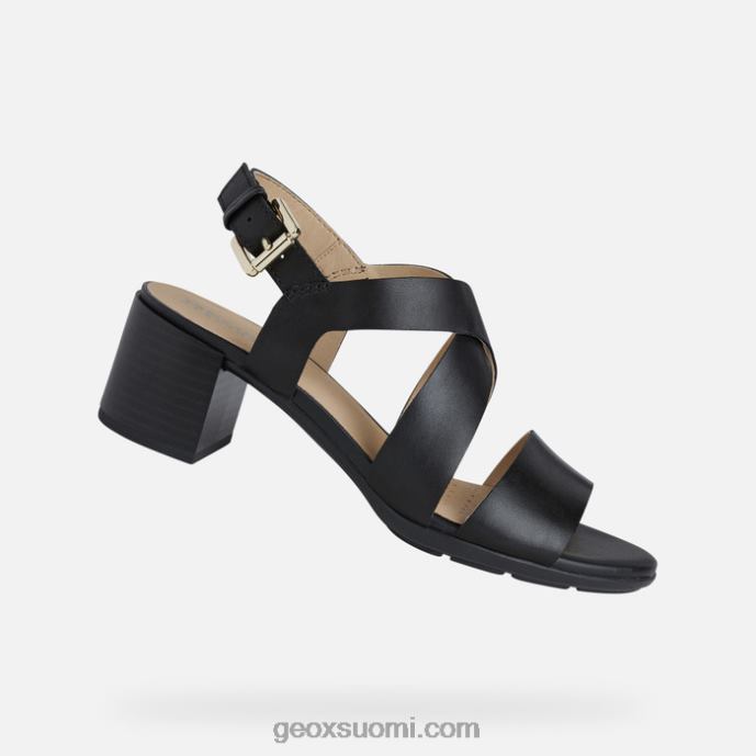 musta 42HD2588 Geox marykarmen mid sandaali nainen