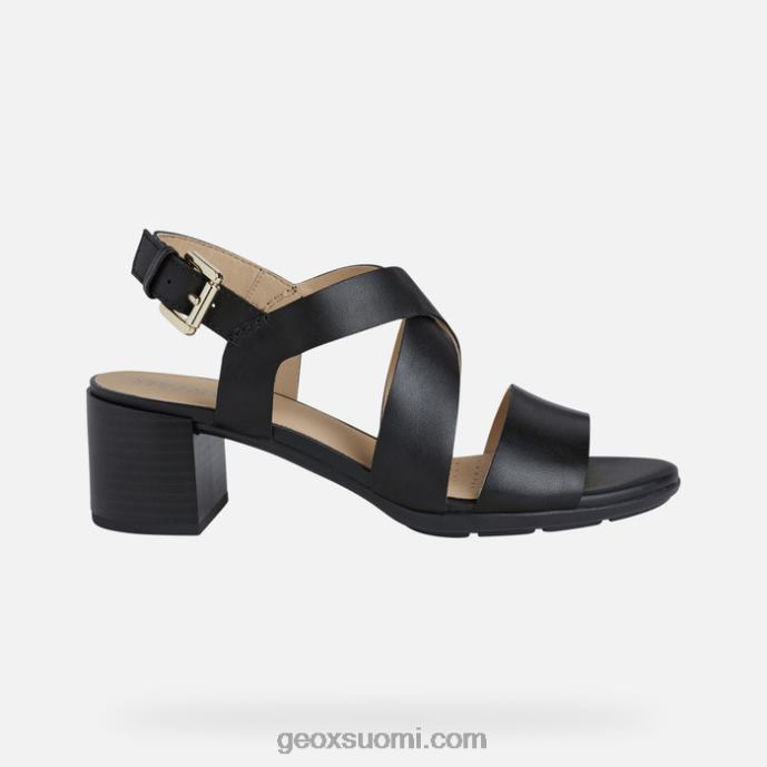 musta 42HD2588 Geox marykarmen mid sandaali nainen