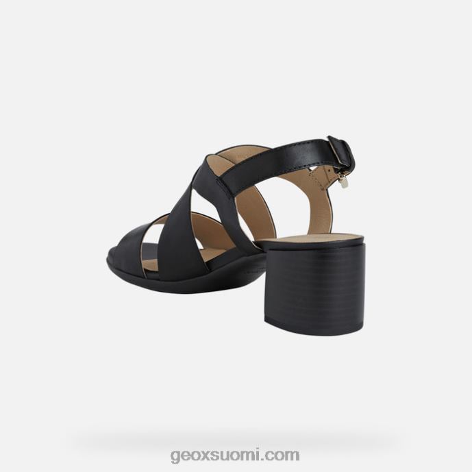 musta 42HD2588 Geox marykarmen mid sandaali nainen