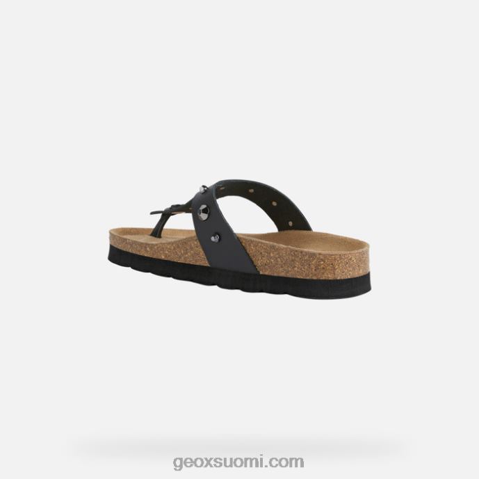 musta 42HD2602 Geox brionia korkea nainen