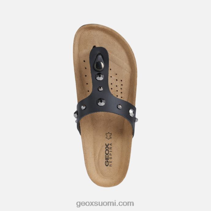 musta 42HD2602 Geox brionia korkea nainen
