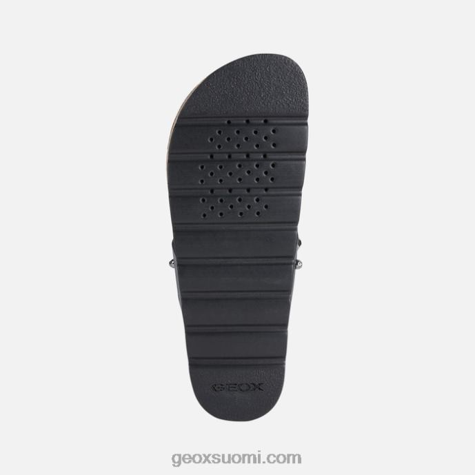 musta 42HD2602 Geox brionia korkea nainen