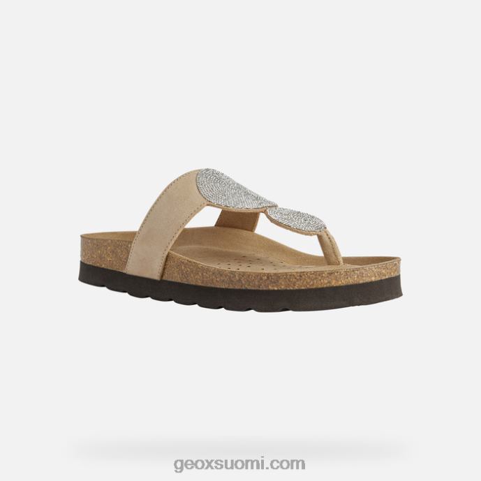 vaalea taupe 42HD2379 Geox brionia korkea nainen