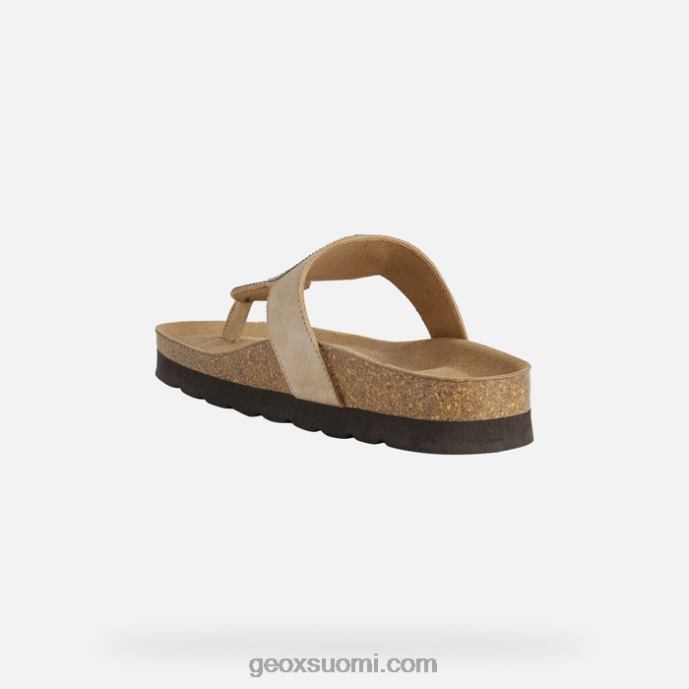 vaalea taupe 42HD2379 Geox brionia korkea nainen