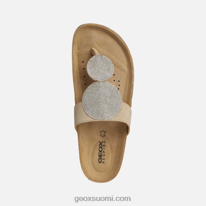 vaalea taupe 42HD2379 Geox brionia korkea nainen