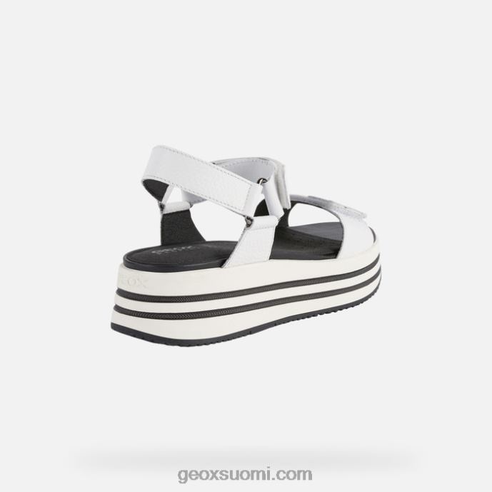 valkoinen 42HD2354 Geox sandaali kency nainen