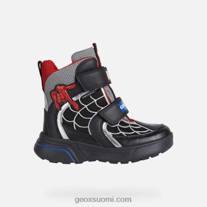 musta punainen 42HD21015 Geox sveggen abx junior