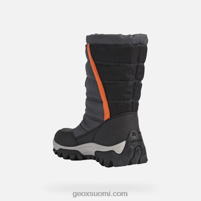 tummanharmaa/oranssi 42HD21161 Geox himalaya abx junior