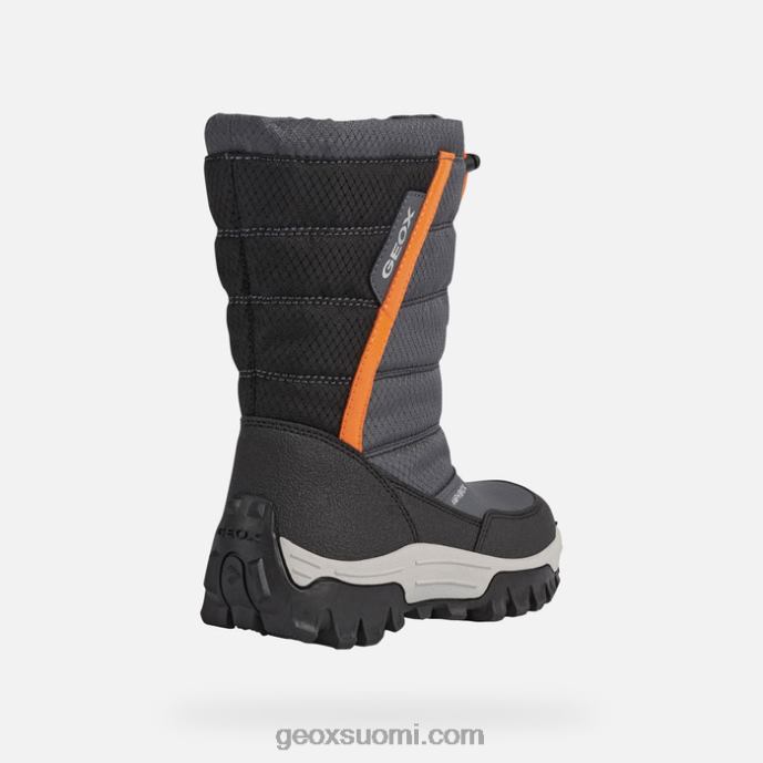 tummanharmaa/oranssi 42HD21161 Geox himalaya abx junior
