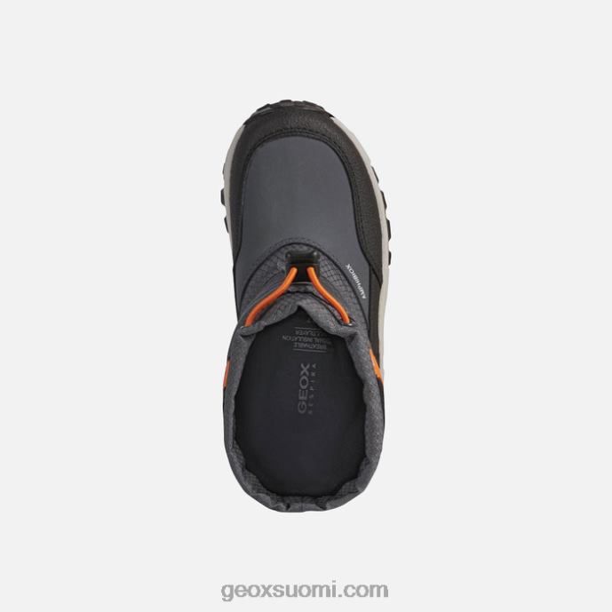 tummanharmaa/oranssi 42HD21161 Geox himalaya abx junior