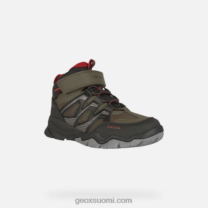 armeija/musta 42HD21274 Geox montrack abx poika