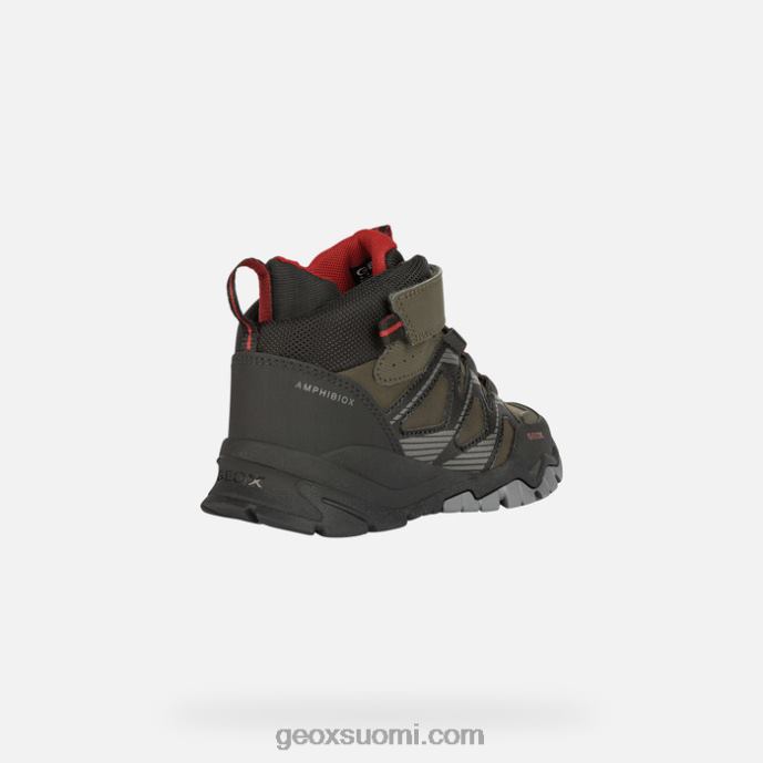 armeija/musta 42HD21274 Geox montrack abx poika