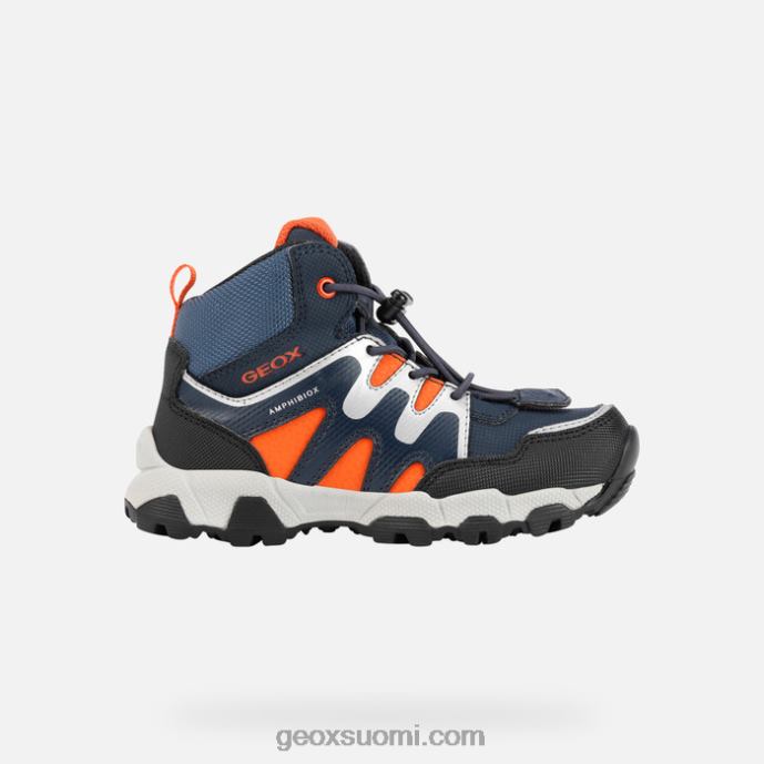 laivastonsininen/oranssi 42HD21032 Geox magnetar abx junior