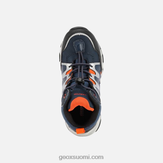 laivastonsininen/oranssi 42HD21032 Geox magnetar abx junior
