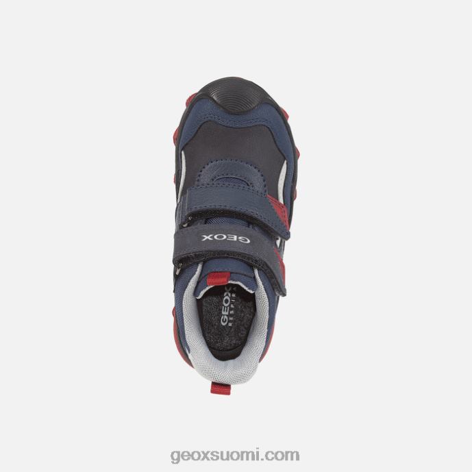 laivastonsininen/tummanpunainen 42HD21406 Geox buller abx poika