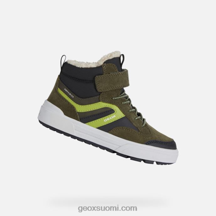 tummanvihreä/limenvihreä 42HD21077 Geox weemble abx junior