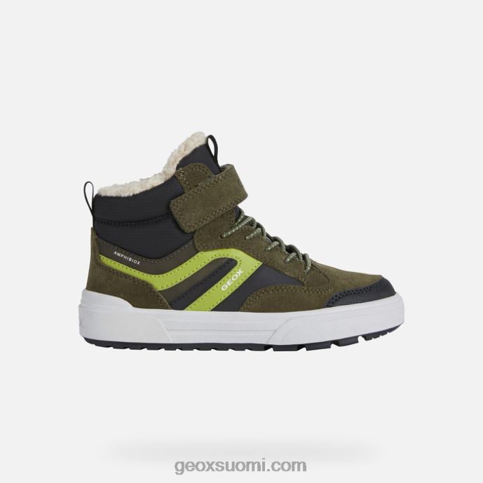 tummanvihreä/limenvihreä 42HD21077 Geox weemble abx junior