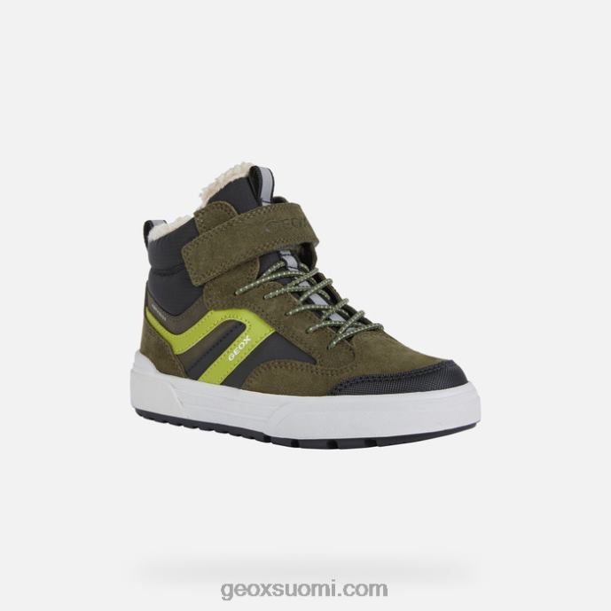 tummanvihreä/limenvihreä 42HD21077 Geox weemble abx junior