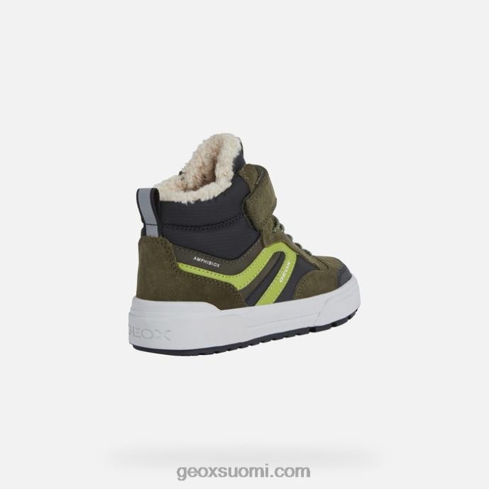tummanvihreä/limenvihreä 42HD21077 Geox weemble abx junior