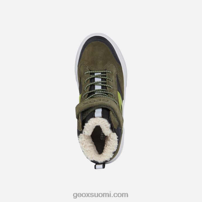 tummanvihreä/limenvihreä 42HD21077 Geox weemble abx junior