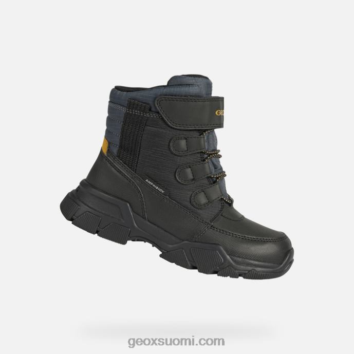 musta/tumman keltainen 42HD21420 Geox nevegal abx poika