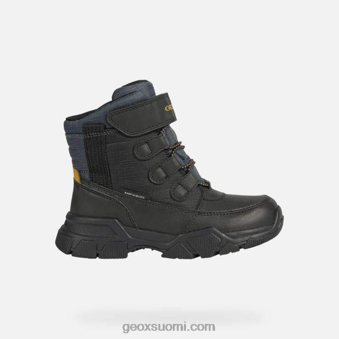 musta/tumman keltainen 42HD21420 Geox nevegal abx poika