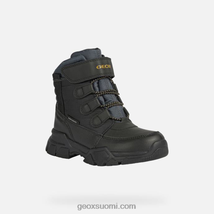 musta/tumman keltainen 42HD21420 Geox nevegal abx poika