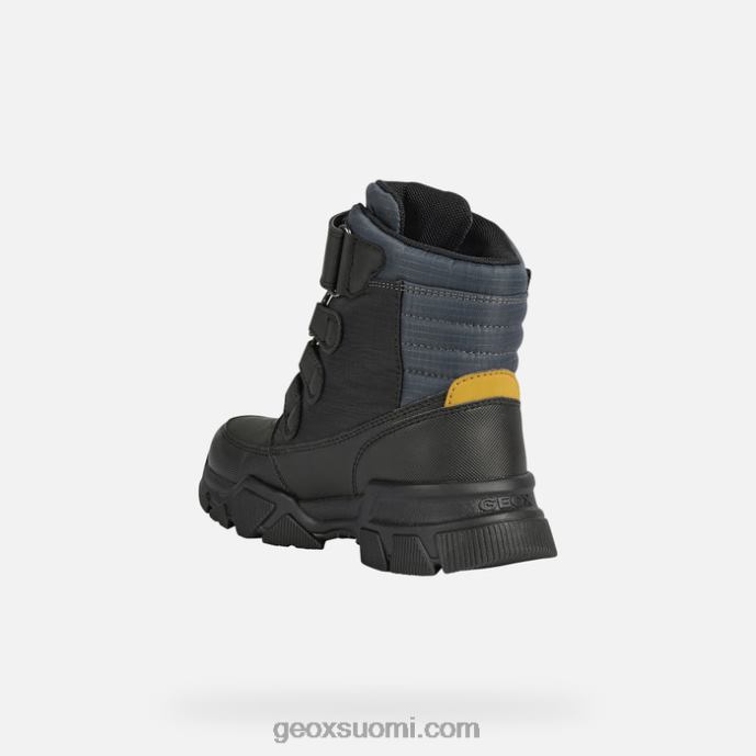 musta/tumman keltainen 42HD21420 Geox nevegal abx poika