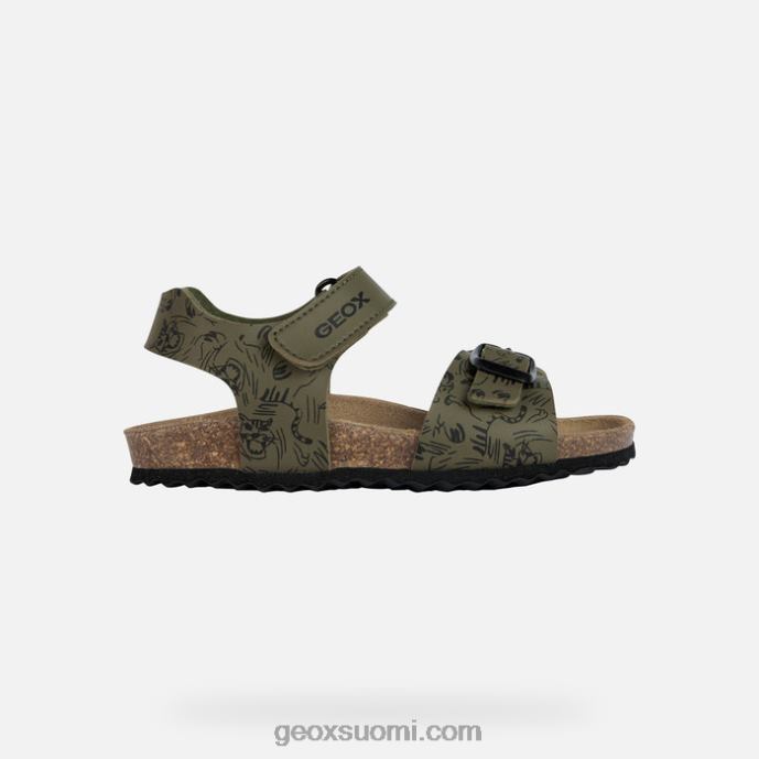 armeija/musta 42HD21301 Geox gita poika