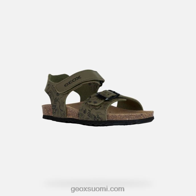 armeija/musta 42HD21301 Geox gita poika